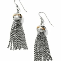 Brighton Neptune's Rings Tassel French Wire Earrings Silver-Gold Discount