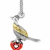 Brighton New Mexico Charm Silver-Red Sale
