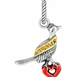 Brighton New Mexico Charm Silver-Red Sale