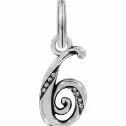 Brighton Number Charm Silver Clearance