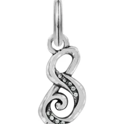 Brighton Number Charm Silver Clearance
