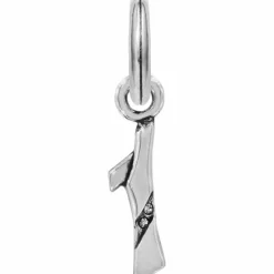 Brighton Number Charm Silver Clearance