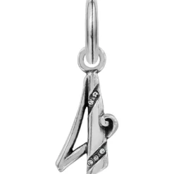 Brighton Number Charm Silver Clearance