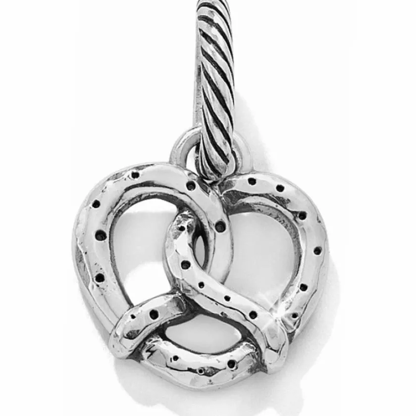 Brighton NYC Pretzel Charm Silver New