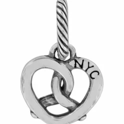 Brighton NYC Pretzel Charm Silver New