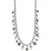 Brighton One Cross Charm Necklace Silver-Gold Hot