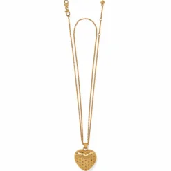 Brighton One Heart Convertible Locket Necklace Gold-Multi Online