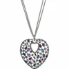 Brighton One Love Convertible Heart Necklace Silver-Jewel Discount