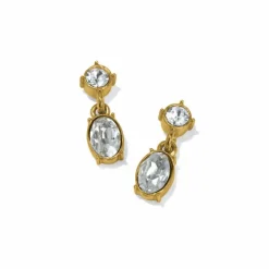Brighton One Love en Petite Post Drop Earrings Gold Online