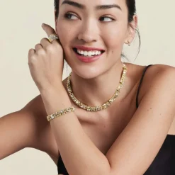 Brighton One Love en Petite Post Drop Earrings Gold Online