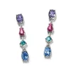 Brighton One Love Jewel Slim Post Drop Earrings Silver-Multi Online