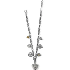 Brighton One Love Necklace Silver-Gold Best
