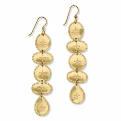 Brighton Palm Canyon Long French Wire Earrings Discount