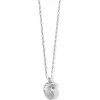Brighton Paper Nautilus Shell Necklace Silver Hot