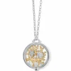 Brighton Paradise Cove Shaker Necklace Silver-Gold Clearance