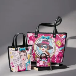 Brighton Paris Blooms Mini Saffiano Tote Multi Outlet