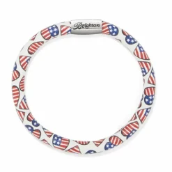 Brighton Patriotic Luv Woodstock Bracelet Red-White-Blue Online