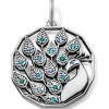 Brighton Peacock Amulet Silver-Multi Hot