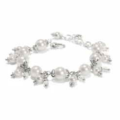 Brighton Pearl-icious Bracelet Silver-Pearl Sale
