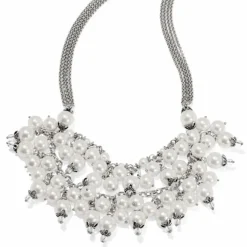 Brighton Pearl-icious Necklace Silver-Pearl Sale