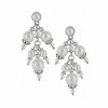 Brighton Pearl-icious Post Drop Earrings Silver-Pearl Discount