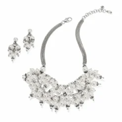 Brighton Pearl-icious Post Drop Earrings Silver-Pearl Discount