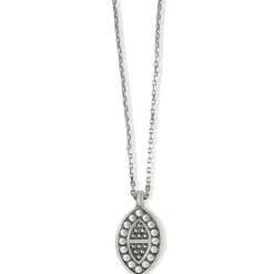 Brighton Pebble Dot Dream Howlite Short Necklace Silver Hot