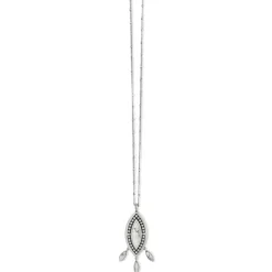 Brighton Pebble Dot Dream Howlite Convertible Necklace Silver-White Discount