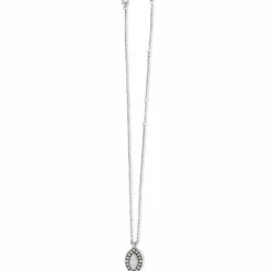 Brighton Pebble Dot Dream Howlite Short Necklace Silver Hot
