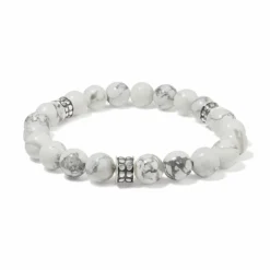 Brighton Pebble Dot Dream Stretch Bracelet Silver-White Online