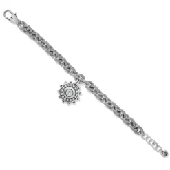 Brighton Pebble Dot Medali Chain Bracelet Best