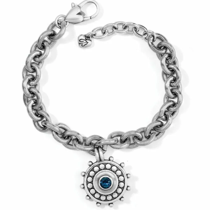 Brighton Pebble Dot Medali Chain Bracelet Best