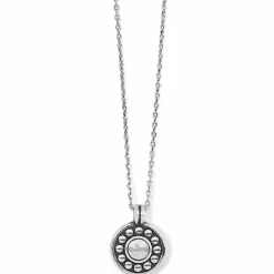 Brighton Pebble Dot Medali Petite Reversible Necklace Discount