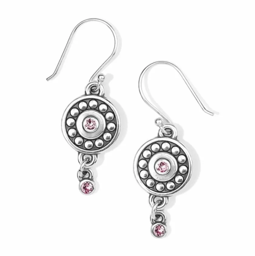 Brighton Pebble Dot Medali Reversible French Wire Earrings Hot