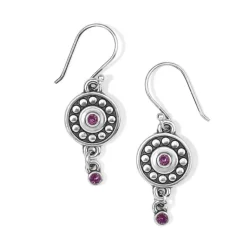 Brighton Pebble Dot Medali Reversible French Wire Earrings Hot