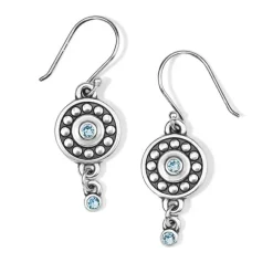 Brighton Pebble Dot Medali Reversible French Wire Earrings Hot