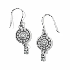 Brighton Pebble Dot Medali Reversible French Wire Earrings Hot
