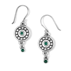 Brighton Pebble Dot Medali Reversible French Wire Earrings Hot