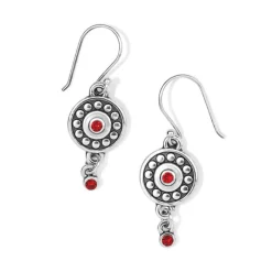 Brighton Pebble Dot Medali Reversible French Wire Earrings Hot