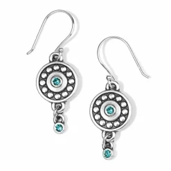 Brighton Pebble Dot Medali Reversible French Wire Earrings Hot