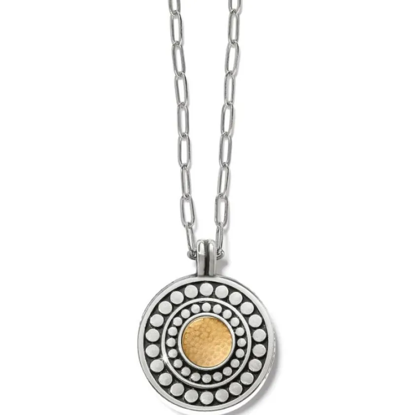Brighton Pebble Dot Pearl Reversible Necklace Silver-Pearl Hot