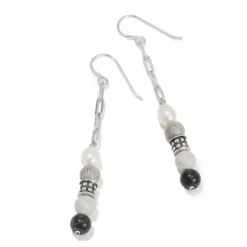 Brighton Pebble Luna French Wire Earrings Silver-Multi Fashion