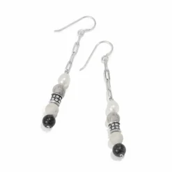 Brighton Pebble Luna French Wire Earrings Silver-Multi Fashion