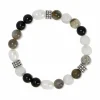 Brighton Pebble Luna Stretch Bracelet Silver-Multi Online