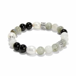 Brighton Pebble Luna Stretch Bracelet Silver-Multi Online