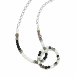 Brighton Pebble Luna Stretch Bracelet Silver-Multi Online