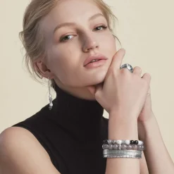 Brighton Pebble Luna Stretch Bracelet Silver-Multi Online