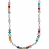 Brighton Pebble Paradise Adaptable Necklace Silver-Multi Sale