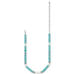 Brighton Pebble Pearl Coast Necklace Silver Discount