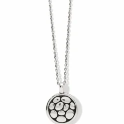 Brighton Pebble Round Reversible Petite Necklace Silver Discount